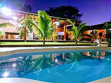 Chacara para eventos com piscina acomoda 20 pessoas